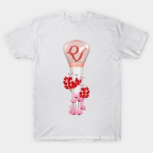 red velvet Floral Lightstick kpop T-Shirt